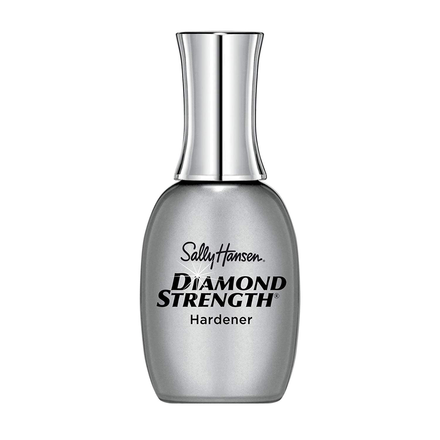 Sally Hansen front bottle shot showing label and clear finish benefit