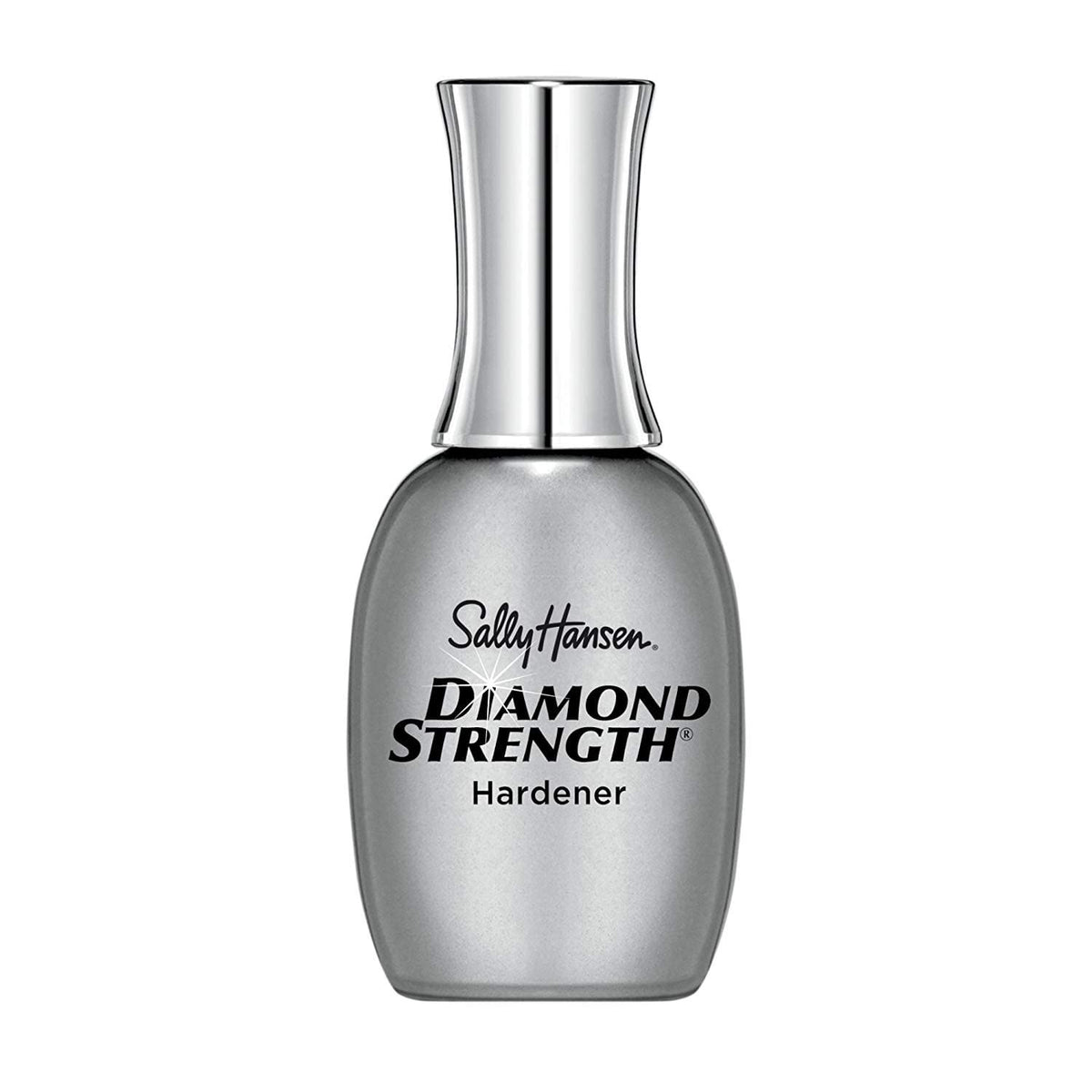 Sally Hansen front bottle shot showing label and clear finish benefit