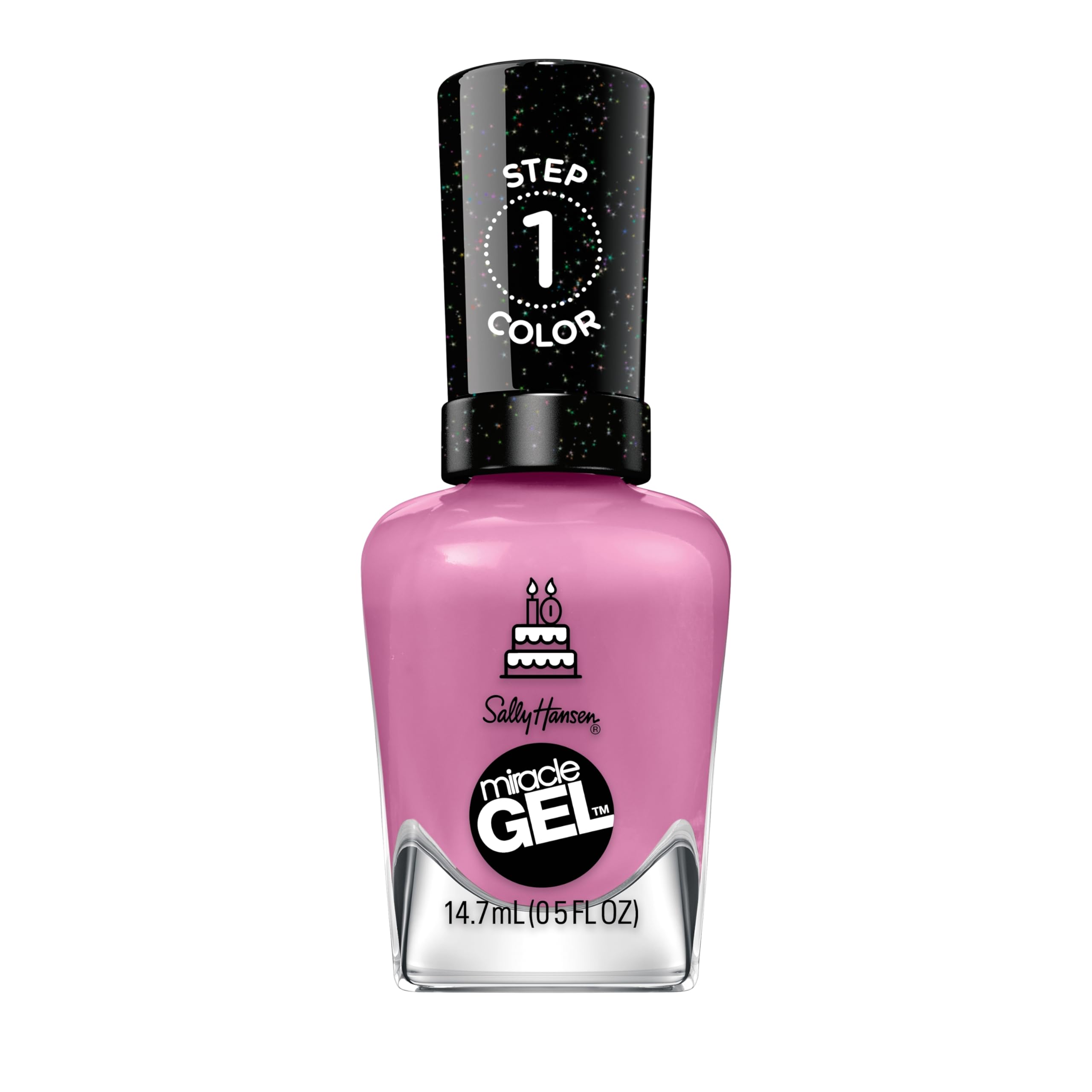 Sally Hansen bottle front view showing Figgin' Love Hue and glossy finish