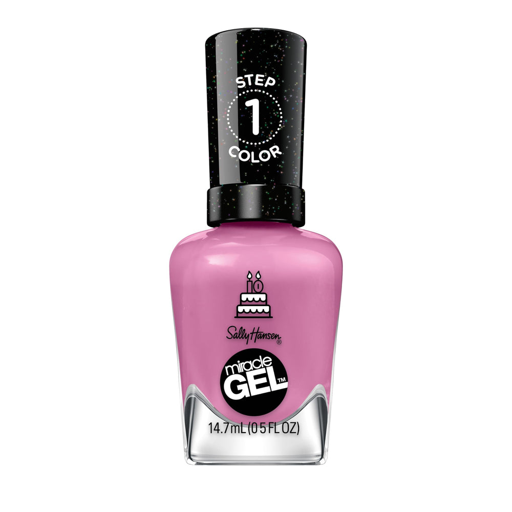 Sally Hansen bottle front view showing Figgin' Love Hue and glossy finish