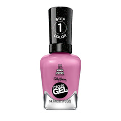 Sally Hansen bottle front view showing Figgin' Love Hue and glossy finish