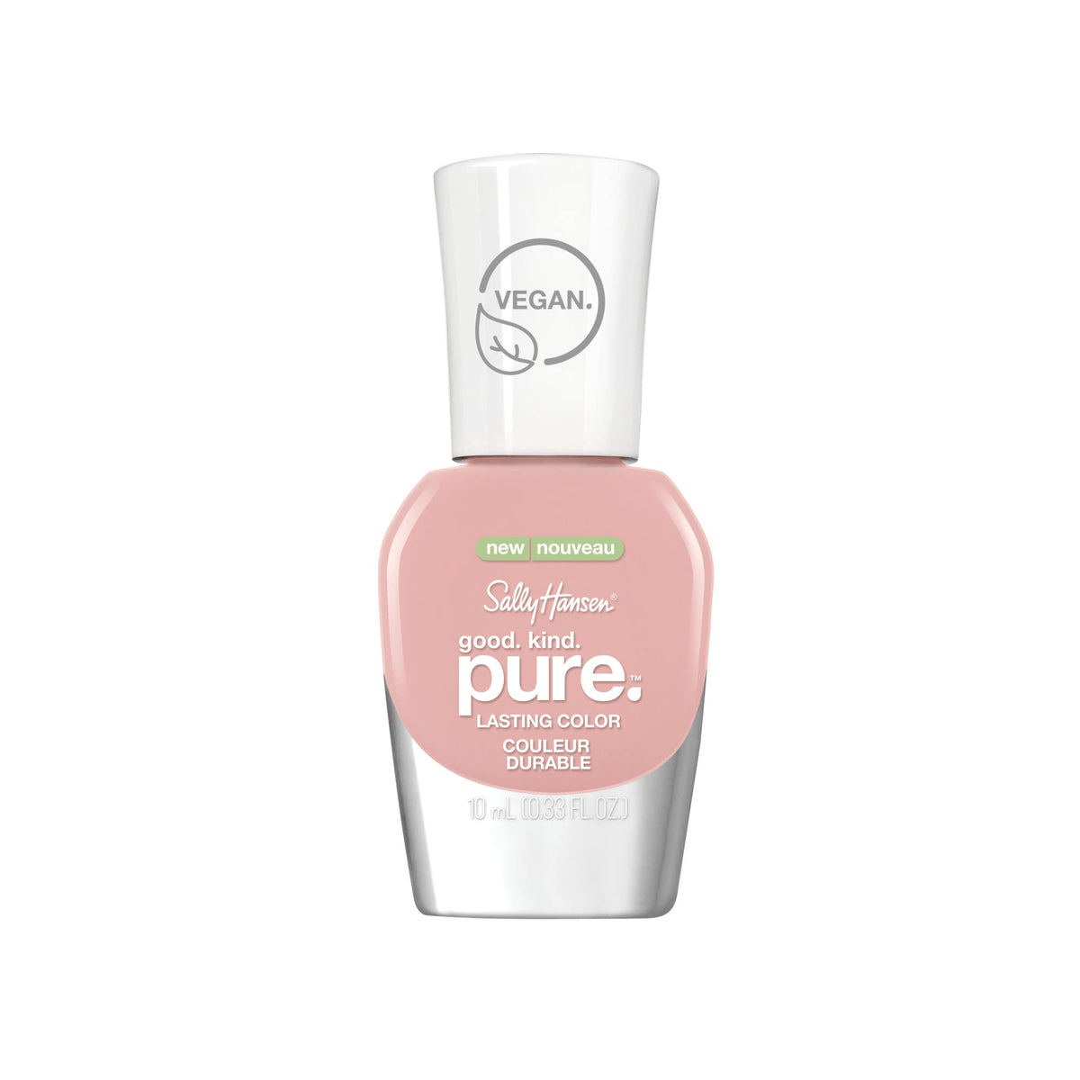 Sally Hansen front bottle Be-Gone-Ia showing earthy tone and clean packaging benefit