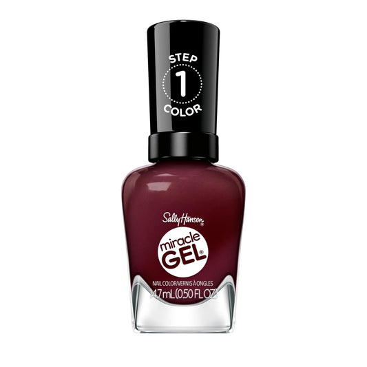 Sally Hansen front bottle showing product and vibrant finish benefit