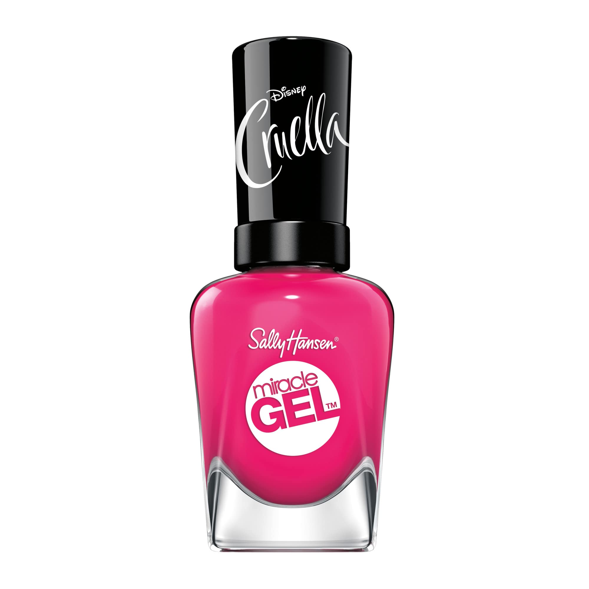 Sally Hansen front bottle showing Tipsy Gypsy pink and clear branding for easy identification and benefit