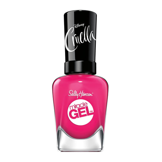 Sally Hansen front bottle showing Tipsy Gypsy pink and clear branding for easy identification and benefit
