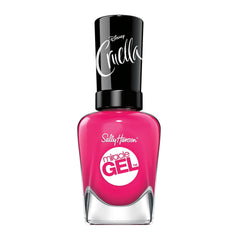 Sally Hansen front bottle showing Tipsy Gypsy pink and clear branding for easy identification and benefit