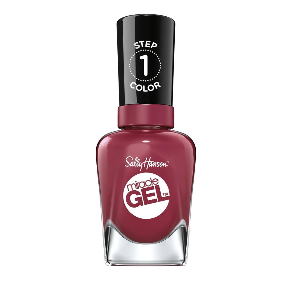 Sally Hansen front packaging showing berry shade and glossy finish benefit