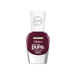 Sally Hansen front packaging showing 330 Beet It deep plum and clean-label benefits
