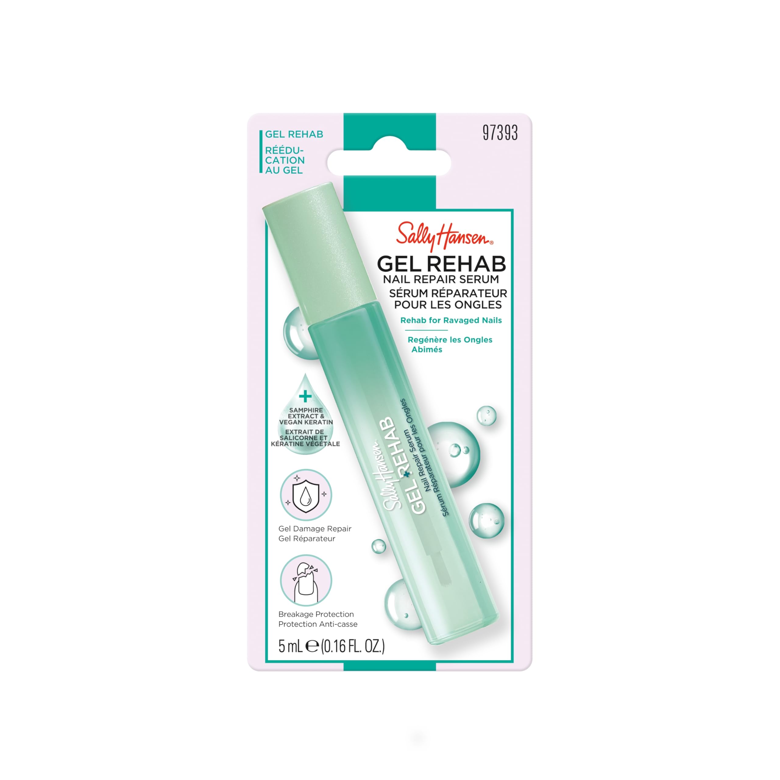 Sally Hansen front packaging showing product name and benefits