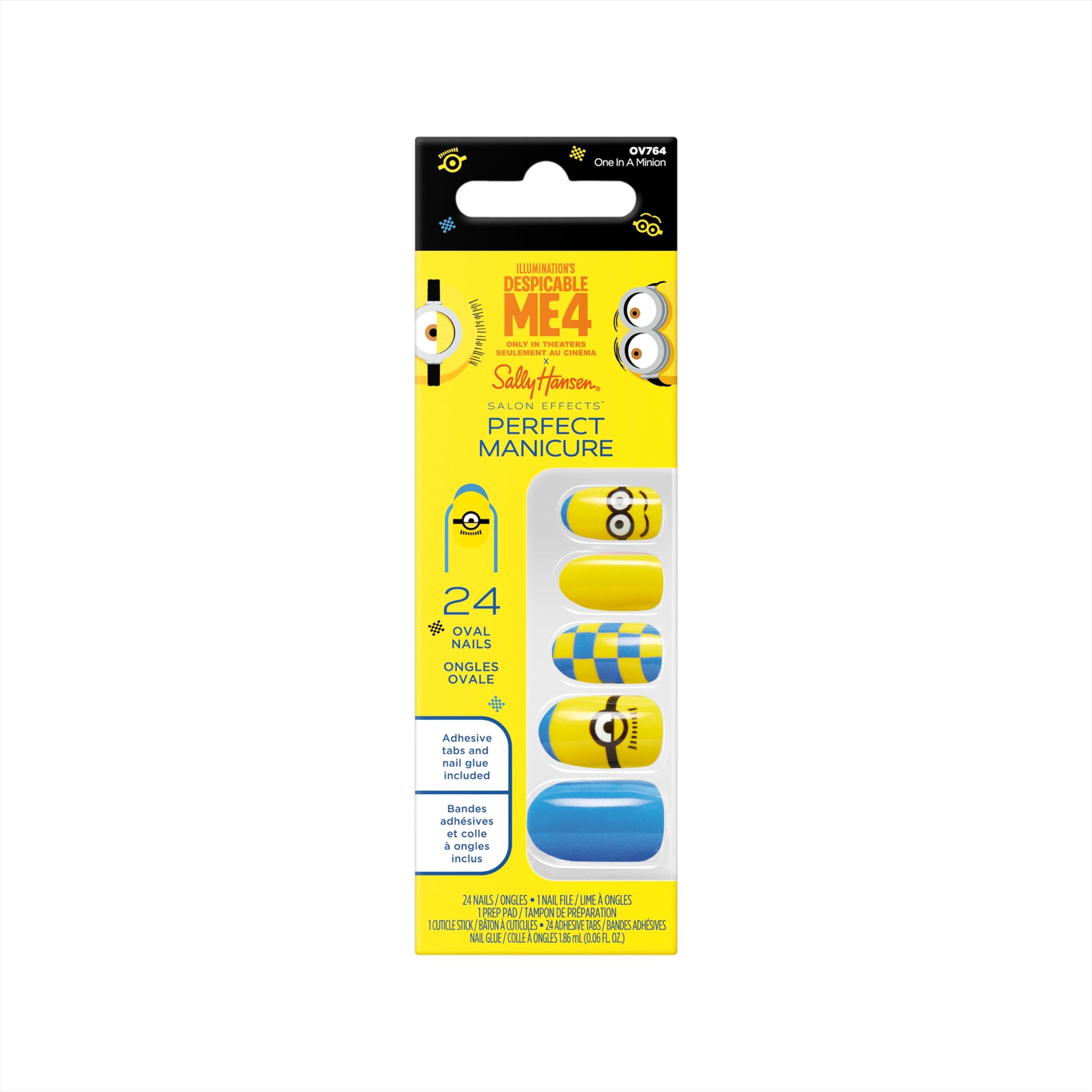 Sally Hansen front packaging showing Despicable Me design and easy selection