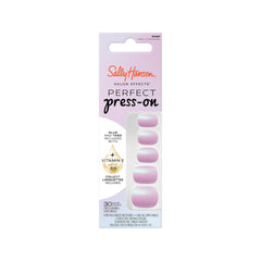 Sally Hansen front packaging showing 30 press-on nails and included accessories for instant style