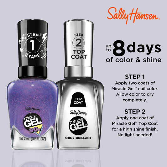 Sally Hansen frosted tips brush stroke demonstrating smooth application and even coverage