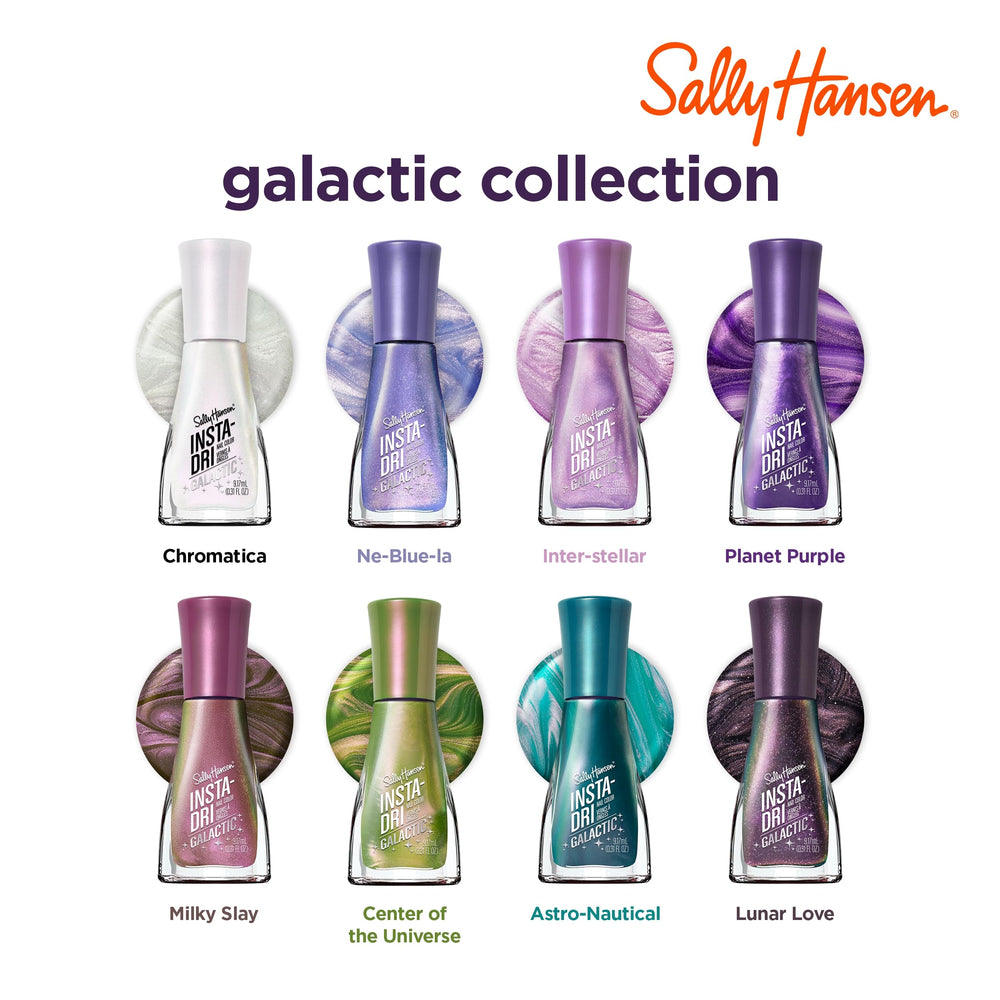 Sally Hansen lifestyle manicure on hands showing fast-dry, salon-look results