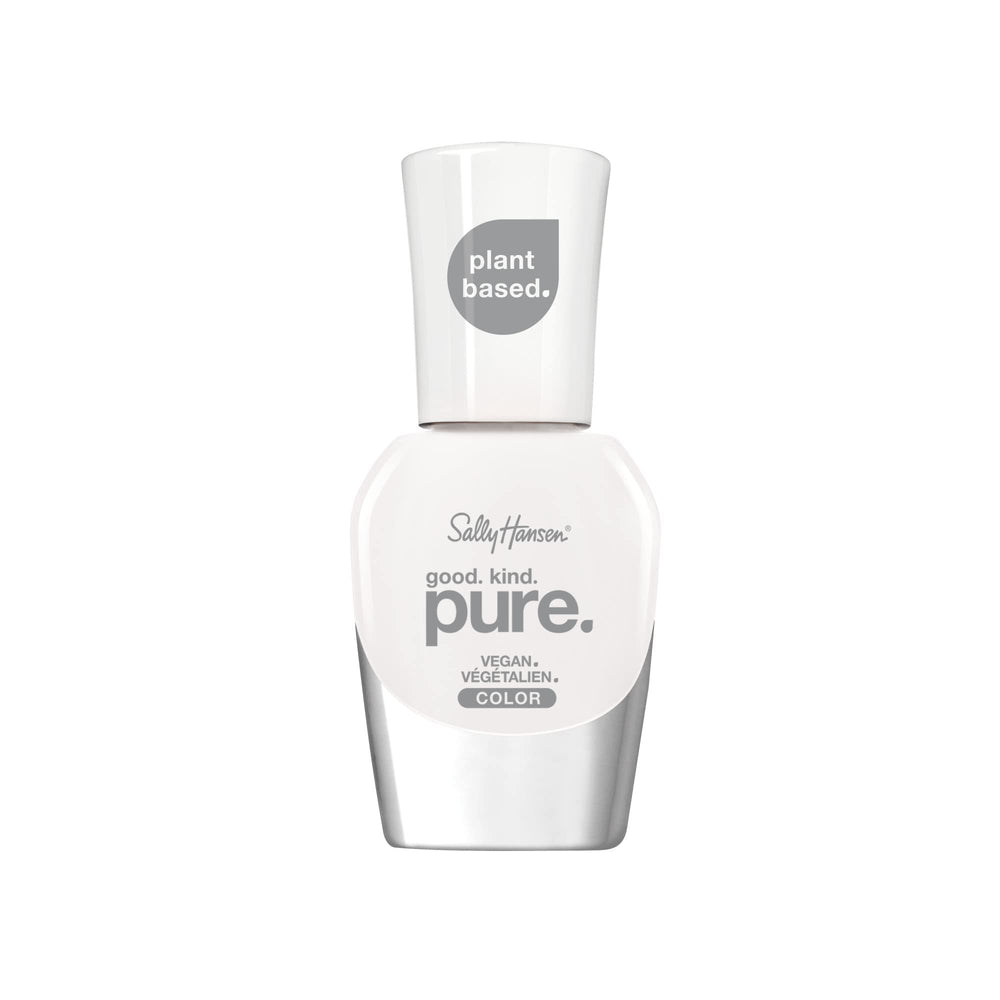 Sally Hansen bottle front showing Light Lychee shade and clean ingredient benefit