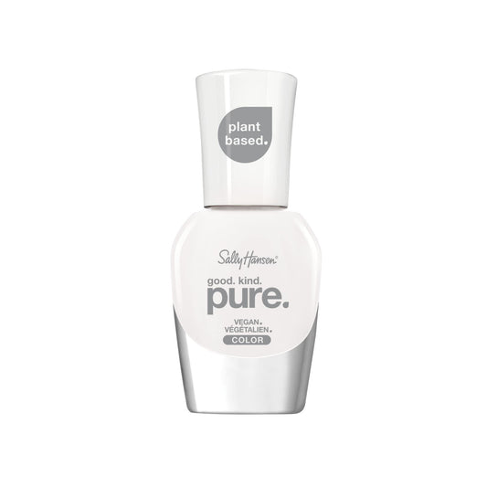 Sally Hansen bottle front showing Light Lychee shade and clean ingredient benefit