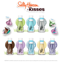 Sally Hansen closeup of nail tip for high-shine finish and even coverage