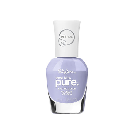 Sally Hansen bottle front view showing bright purple shade and glossy finish