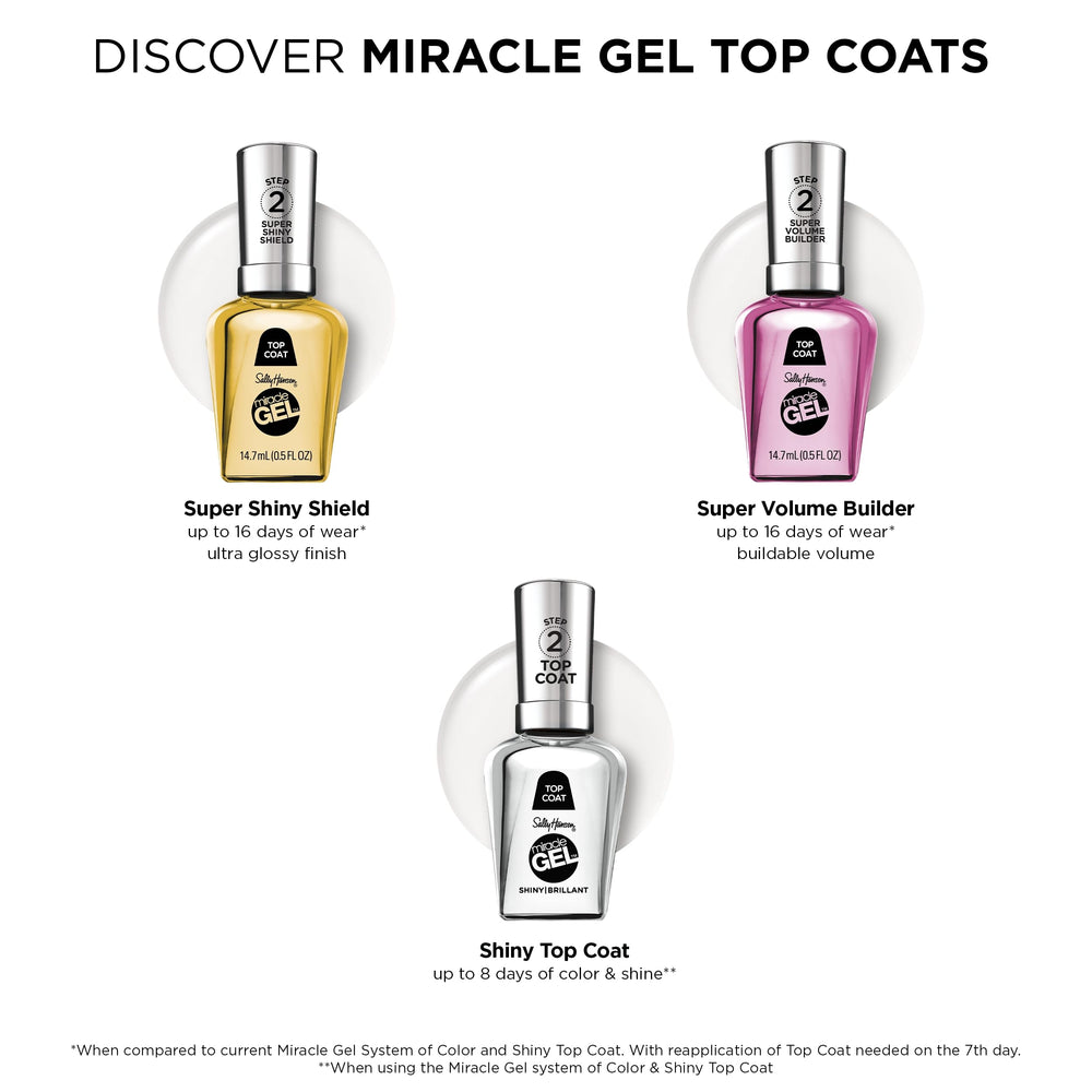 Sally Hansen in lifestyle setting with polished hands for long-lasting salon-look benefit