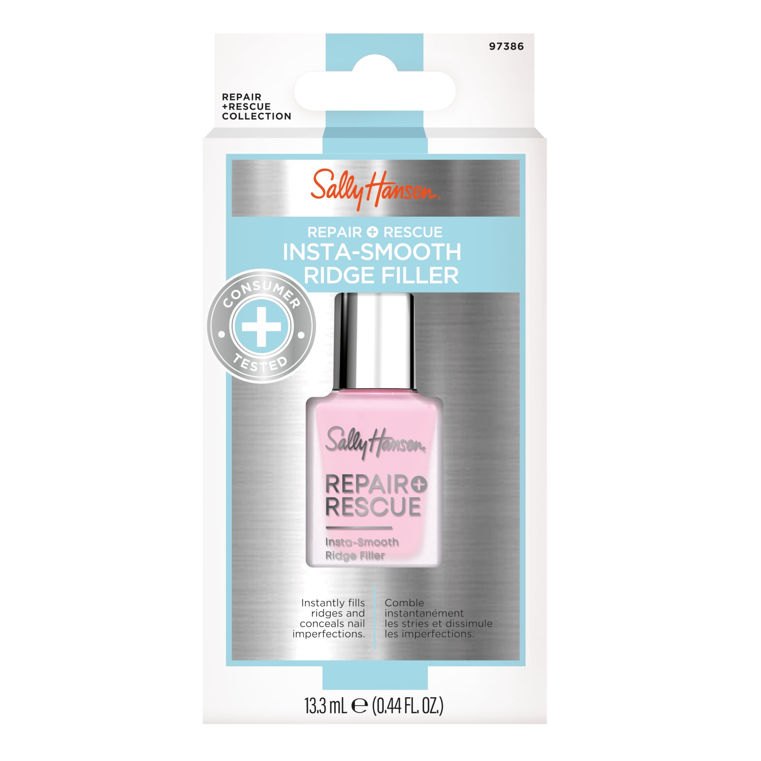 Sally Hansen in a lifestyle manicure setting for salon quality look