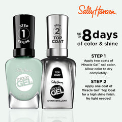 Sally Hansen brush stroke of Lookin Fly for a Cacti showing smooth coverage