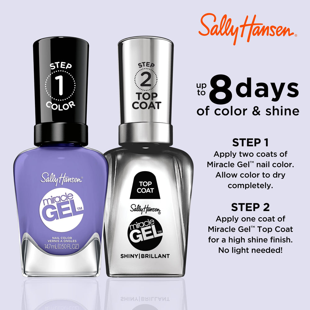 Sally Hansen brush pulling polish demonstrating smooth application benefit