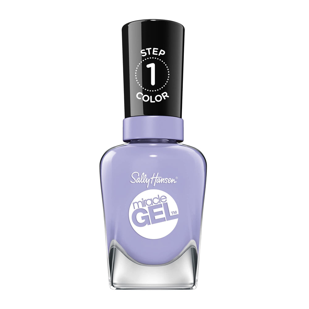 Sally Hansen bottle front view showing shade 601 Crying Out Cloud and salon finish benefit