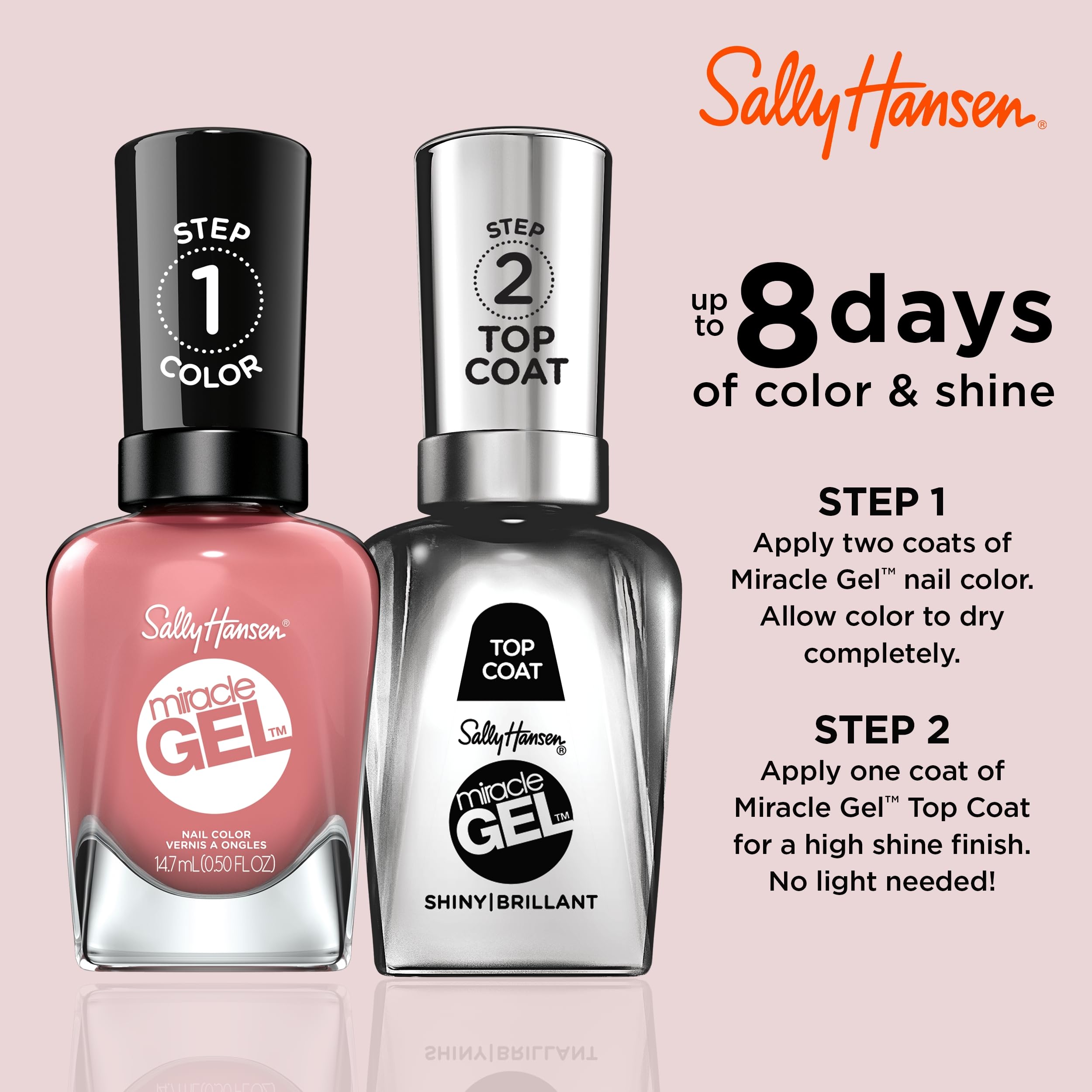 Sally Hansen cap and label close-up highlighting product information