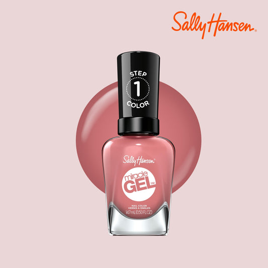 Sally Hansen brush stroke detail showing smooth coverage and pigment