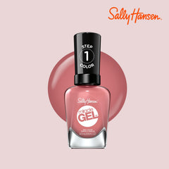 Sally Hansen brush stroke detail showing smooth coverage and pigment