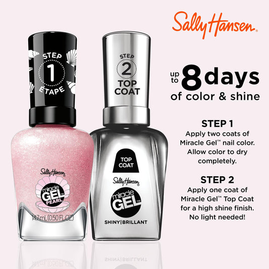 Sally Hansen brush close-up demonstrating smooth application and even coverage