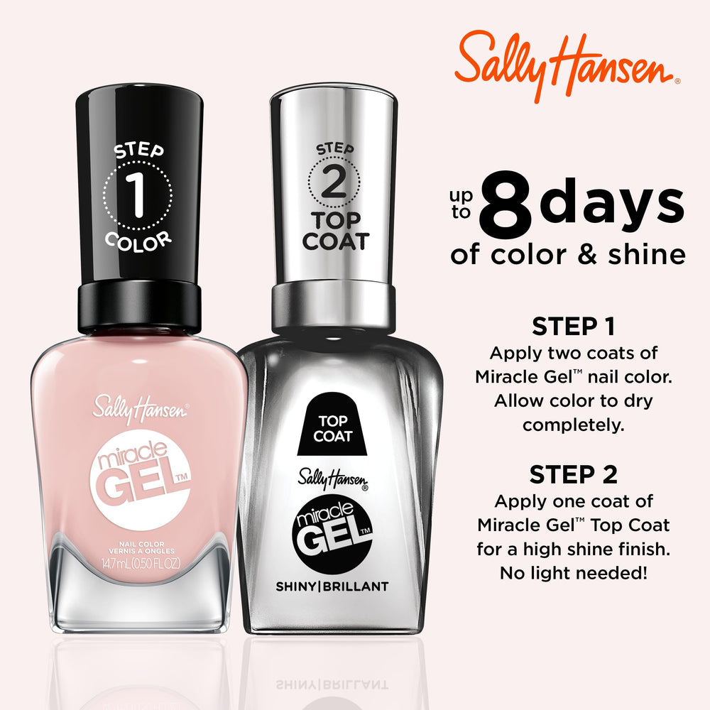 Sally Hansen brush stroke of Once Chiffon A Time showing smooth application