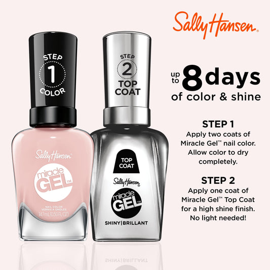 Sally Hansen brush stroke of Once Chiffon A Time showing smooth application