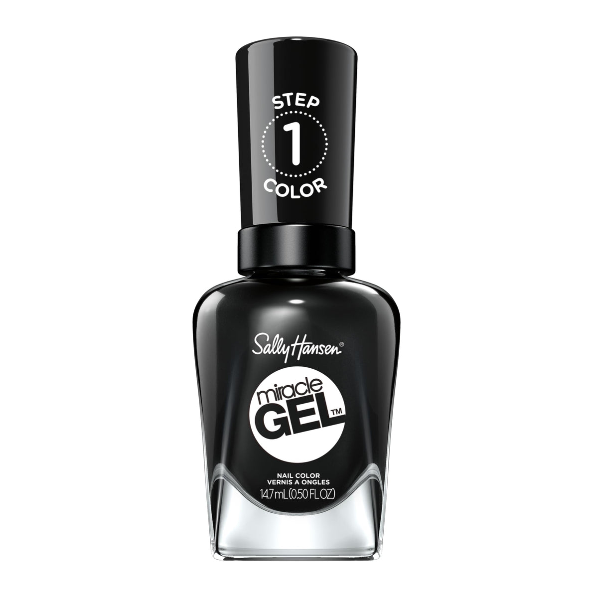 Sally Hansen bottle front packaging showing shade onyx-pected for salon finish