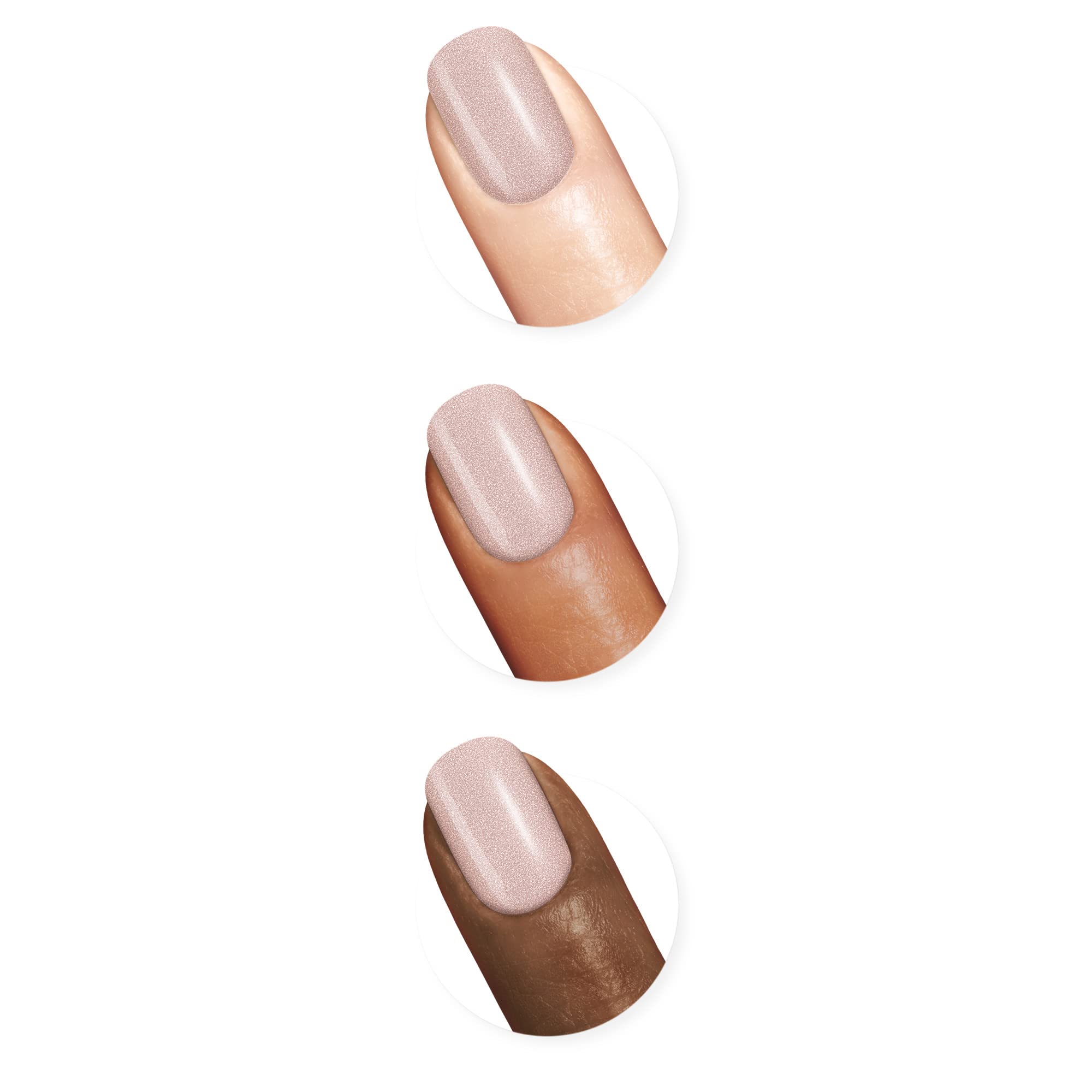 Sally Hansen polish drop close-up showing pearlescent texture benefit of luminous shimmer