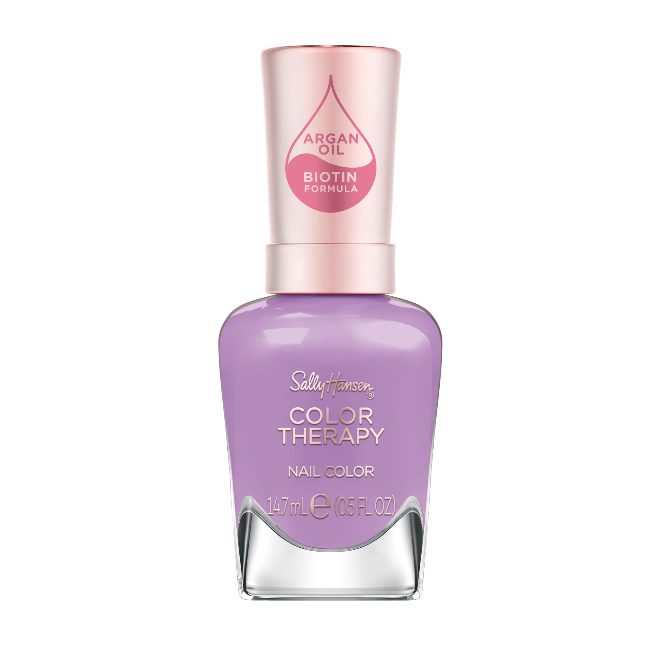 Sally Hansen bottle front packaging showing Pamper Me Purple for salon-style color