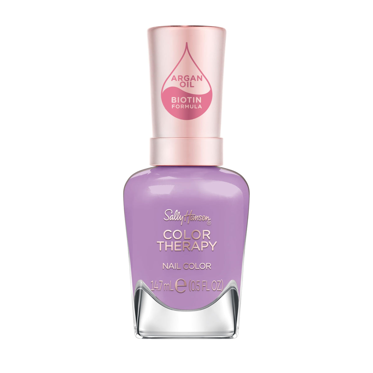 Sally Hansen bottle front packaging showing Pamper Me Purple for salon-style color