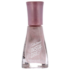 Sally Hansen bottle front view showing petal-to-the-metal color and quick-dry benefit