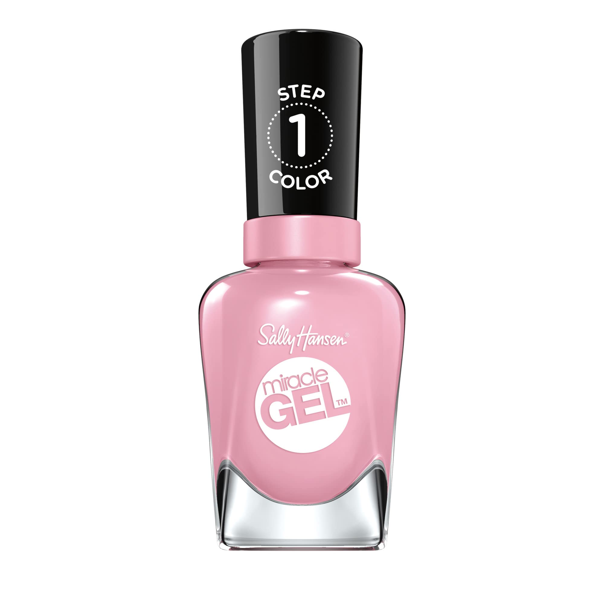 Sally Hansen front bottle showing Pinky Promise color and quick selection benefit
