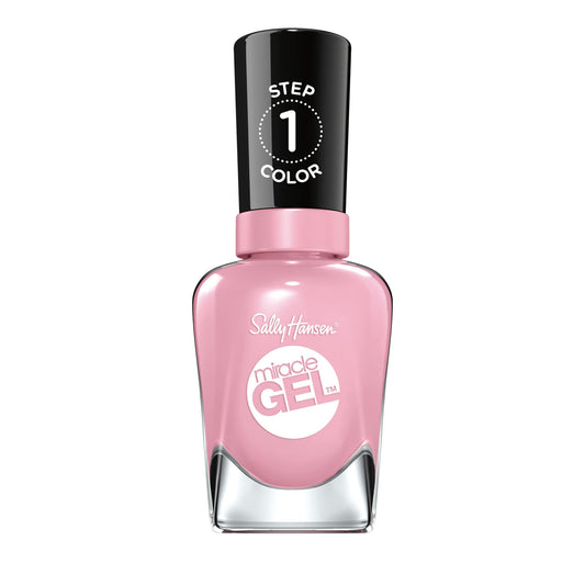 Sally Hansen front bottle showing Pinky Promise color and quick selection benefit