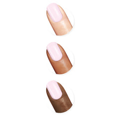 Sally Hansen Miracle Gel topcoat bottle near color, highlights glossy finish benefit