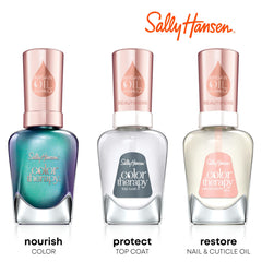 Lifestyle image of painted nails holding a handbag, Sally Hansen polish elevating outfit polish
