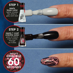 Sally Hansen Rift brush stroke demonstrating smooth one-stroke coverage benefit