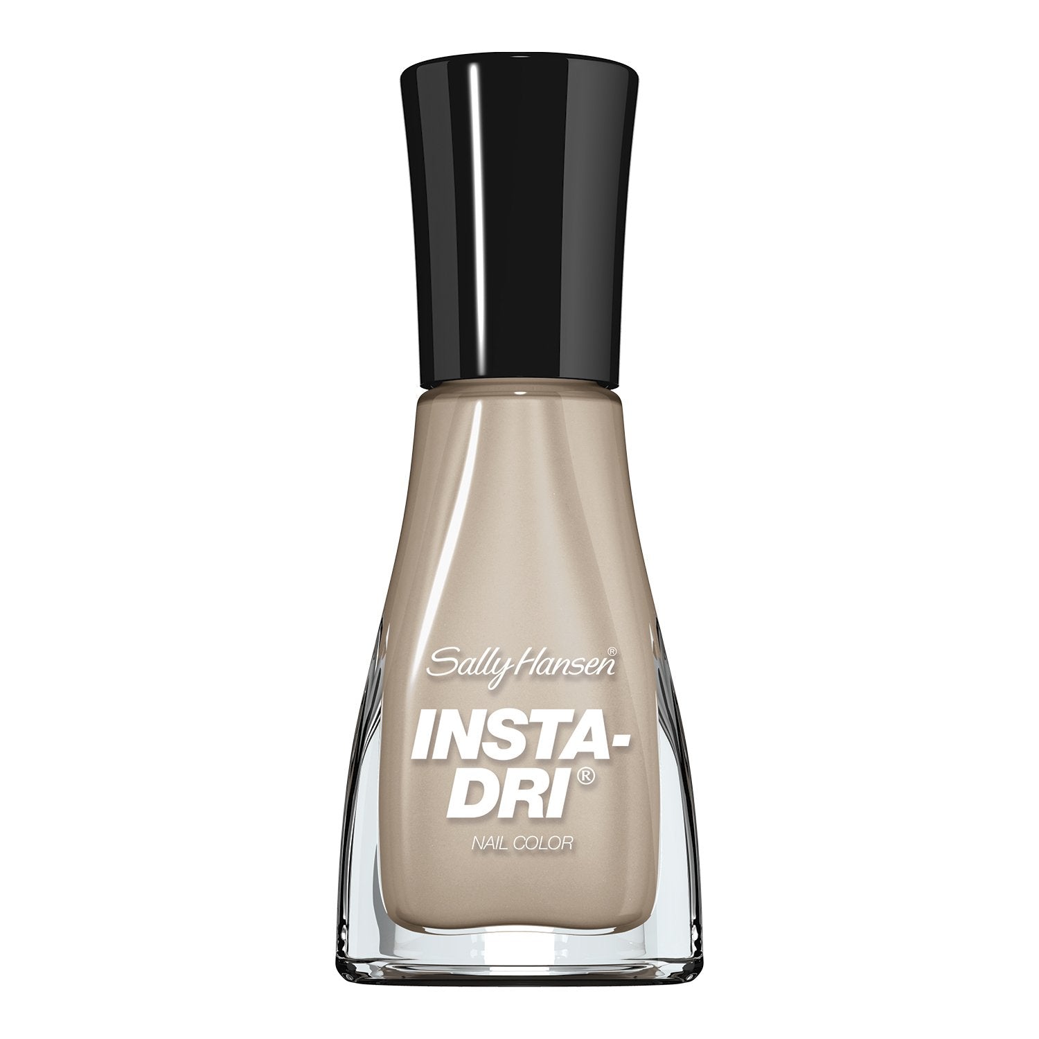 Sally Hansen bottle front showing Sand Storm color and glossy benefit