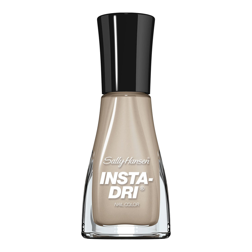 Sally Hansen bottle front showing Sand Storm color and glossy benefit