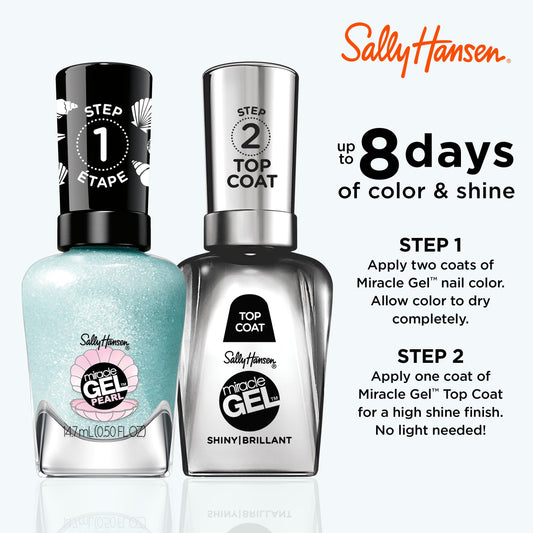 Sally Hansen brush detail demonstrating smooth application for even coverage