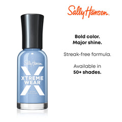 Sally Hansen close-up metallic shimmer texture enhancing reflectivity