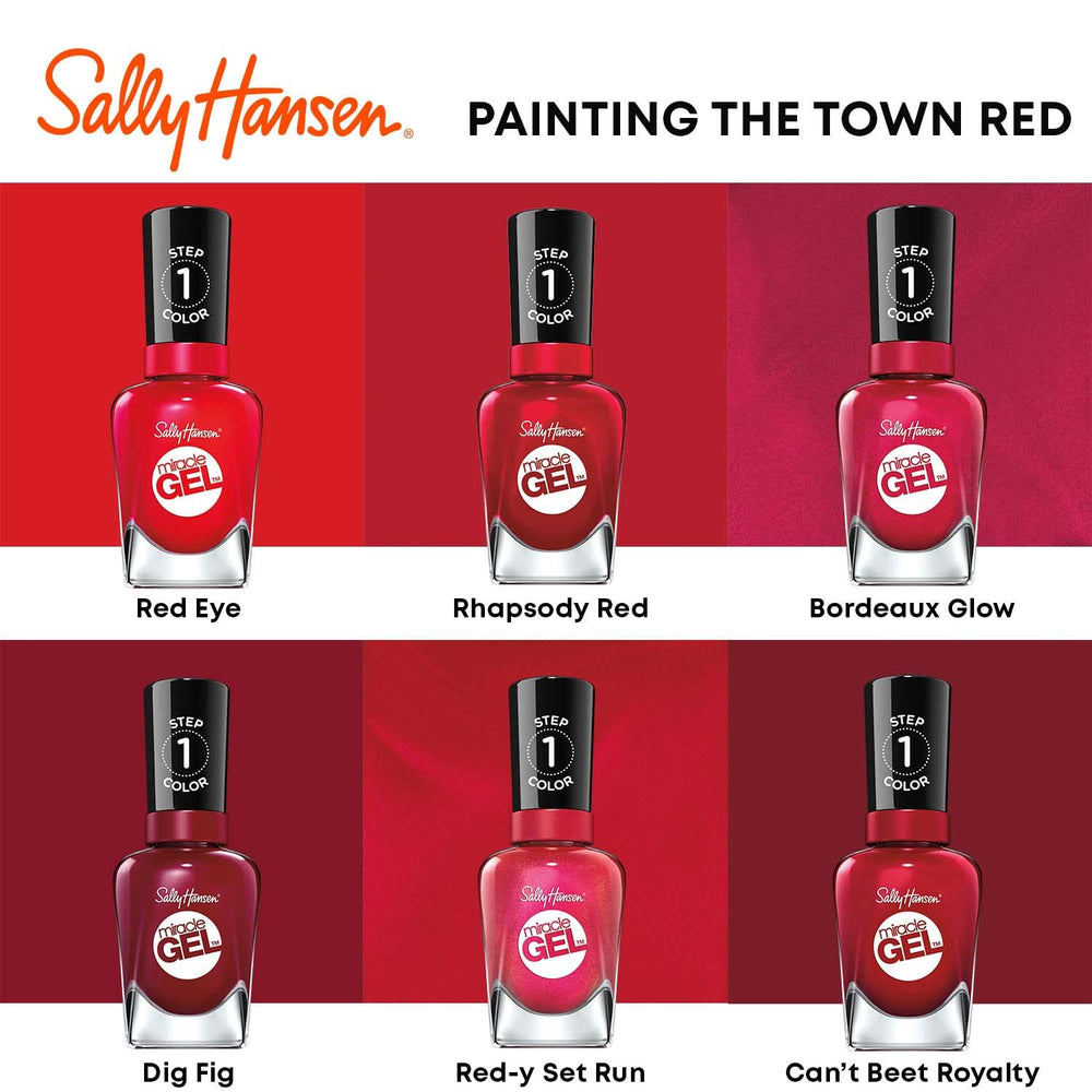 Sally Hansen bottle size comparison next to coin showing compact travel-friendly benefit