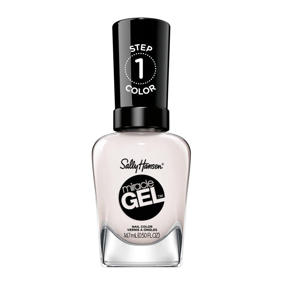 Sally Hansen bottle front packaging showing Ski Bunny off-white shade and glossy finish