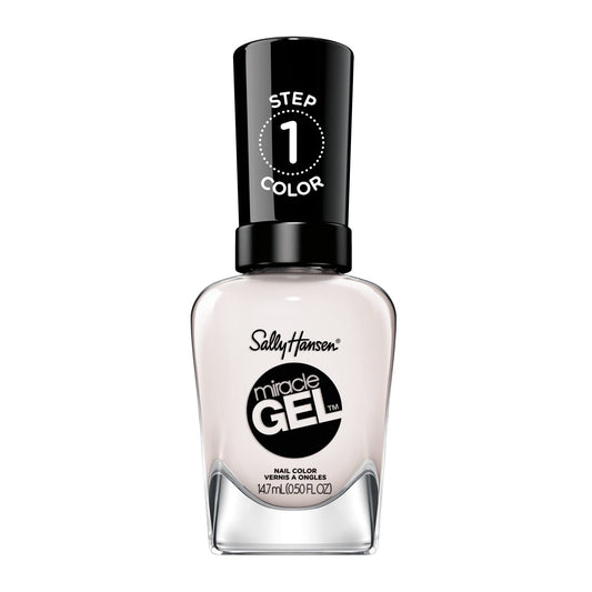 Sally Hansen bottle front packaging showing Ski Bunny off-white shade and glossy finish