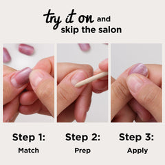 Sally Hansen close-up of square nail shape highlighting precise edges and polish-like finish